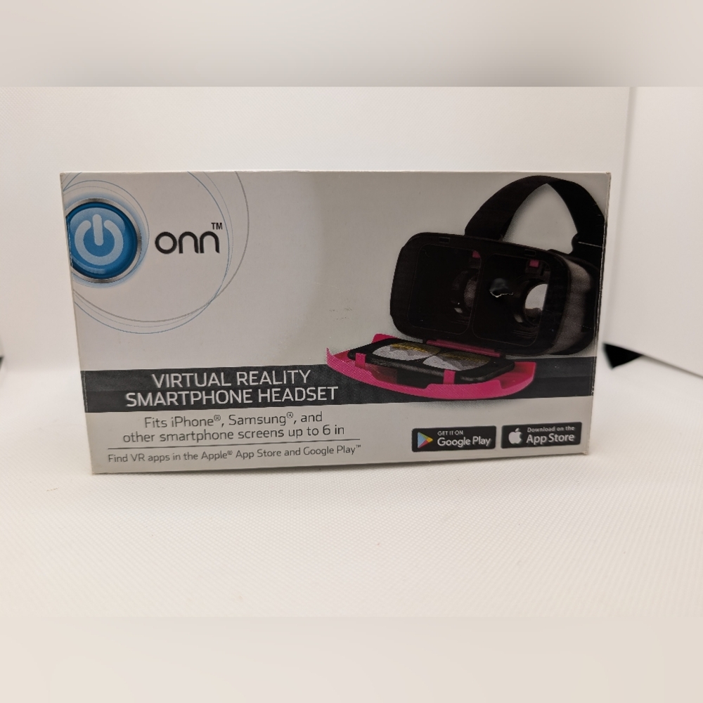 Onn Pink Virtual Reality Smartphone Headset